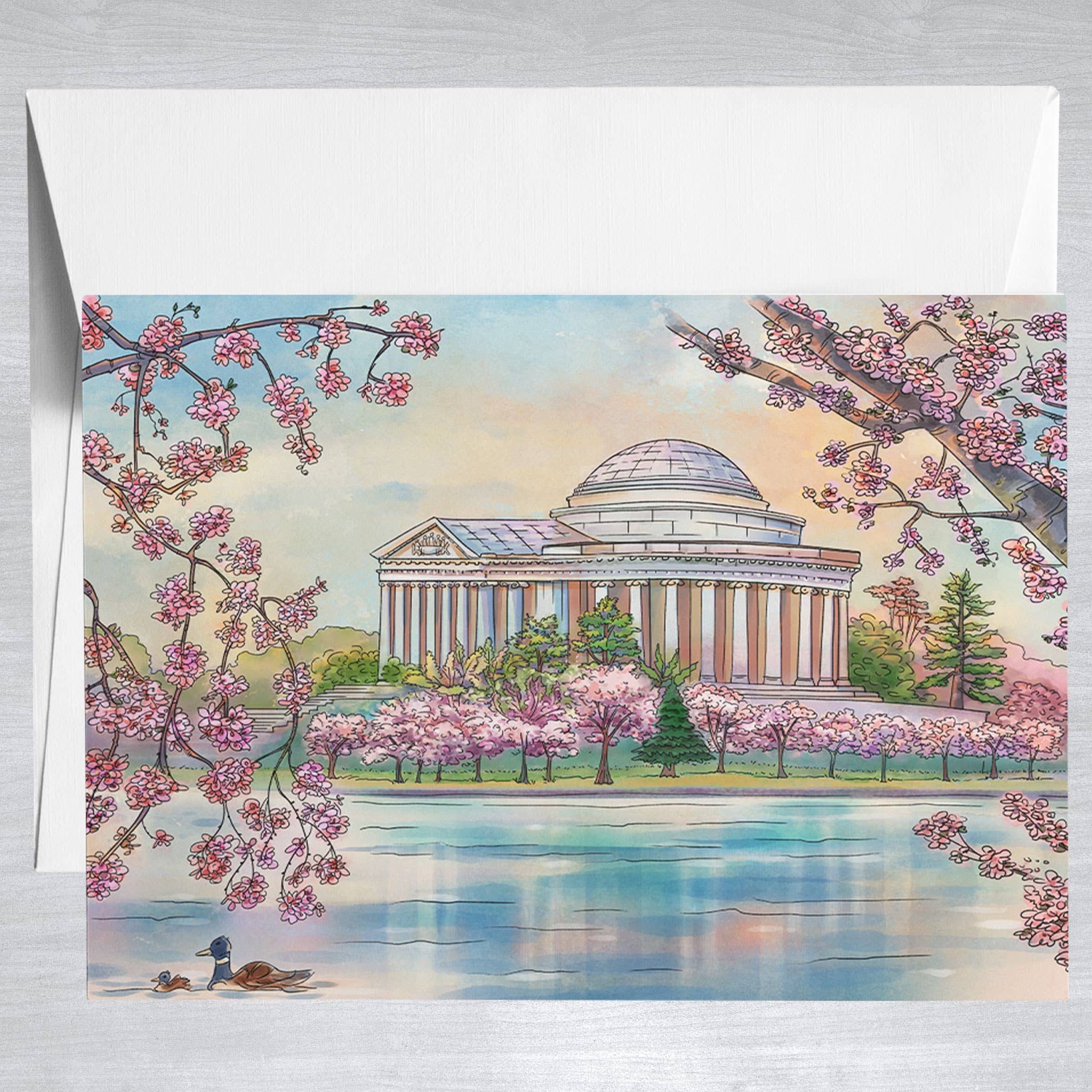 Cherry Blossoms  Greeting Card