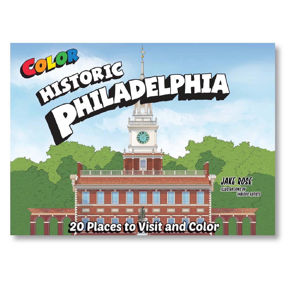 Color Historic Philadelphia coloring guidebook