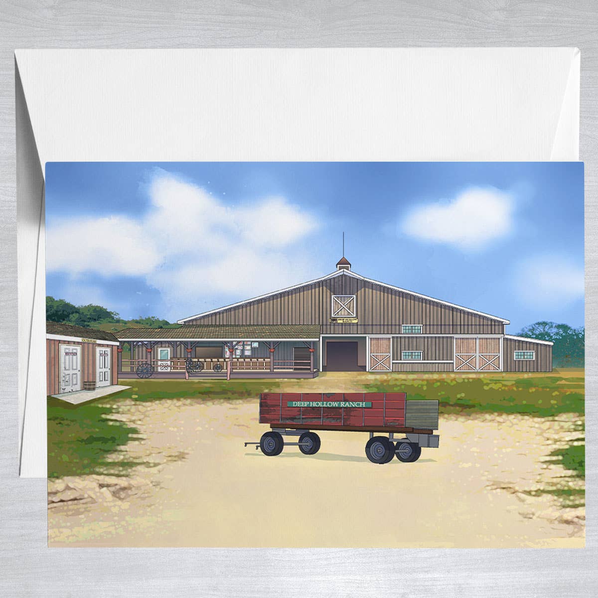 Deep Hollow Ranch  Greeting Card