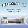 Country Music Hall of Fame  Sticker