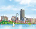 Charles River  Art Print