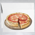 Chicago Deep Dish Pizza  Greeting Card
