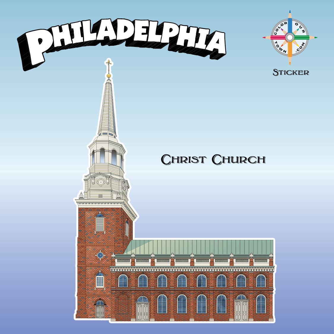 Christ Church  Sticker