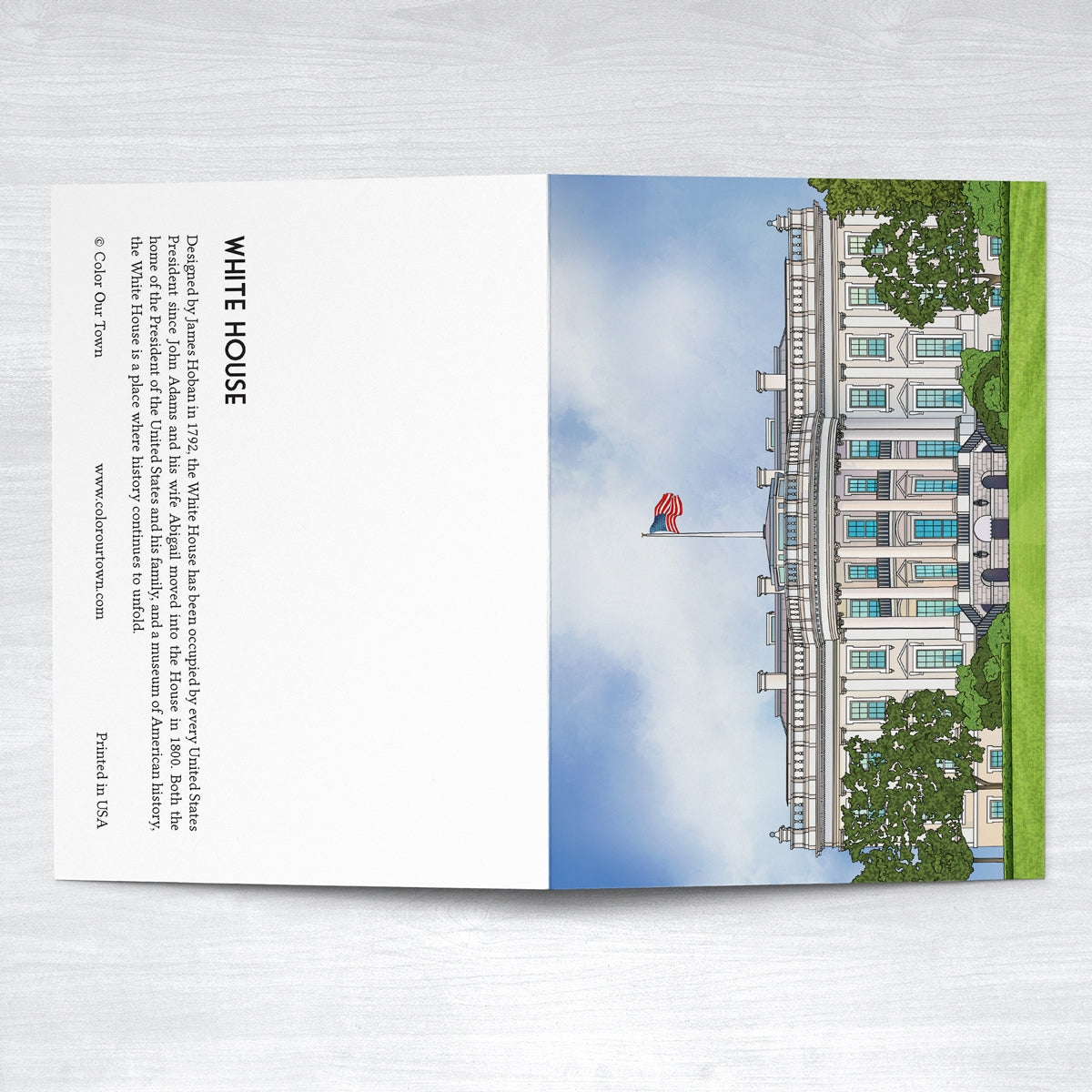White House Greeting Card