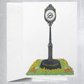 Greenport Clock  Greeting Card