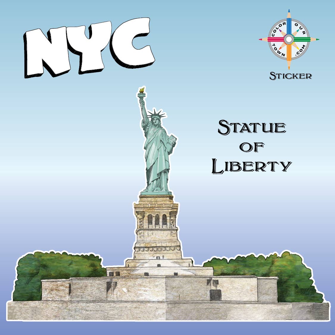 Statue of Liberty  Sticker