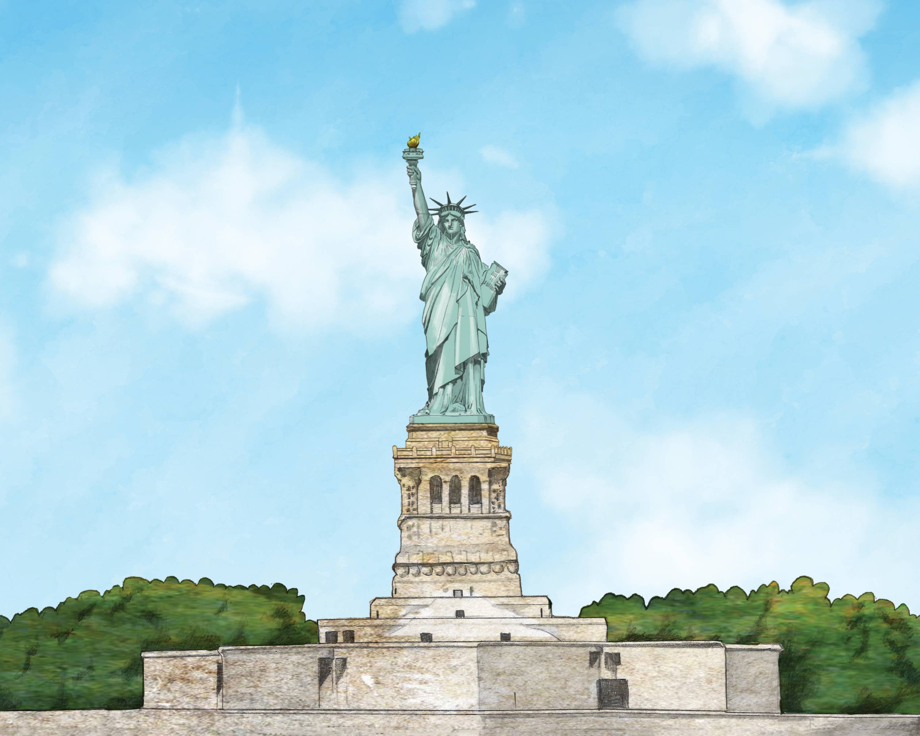 Statue of Liberty  Art Print