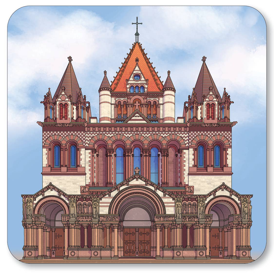 Trinity Church  Coaster