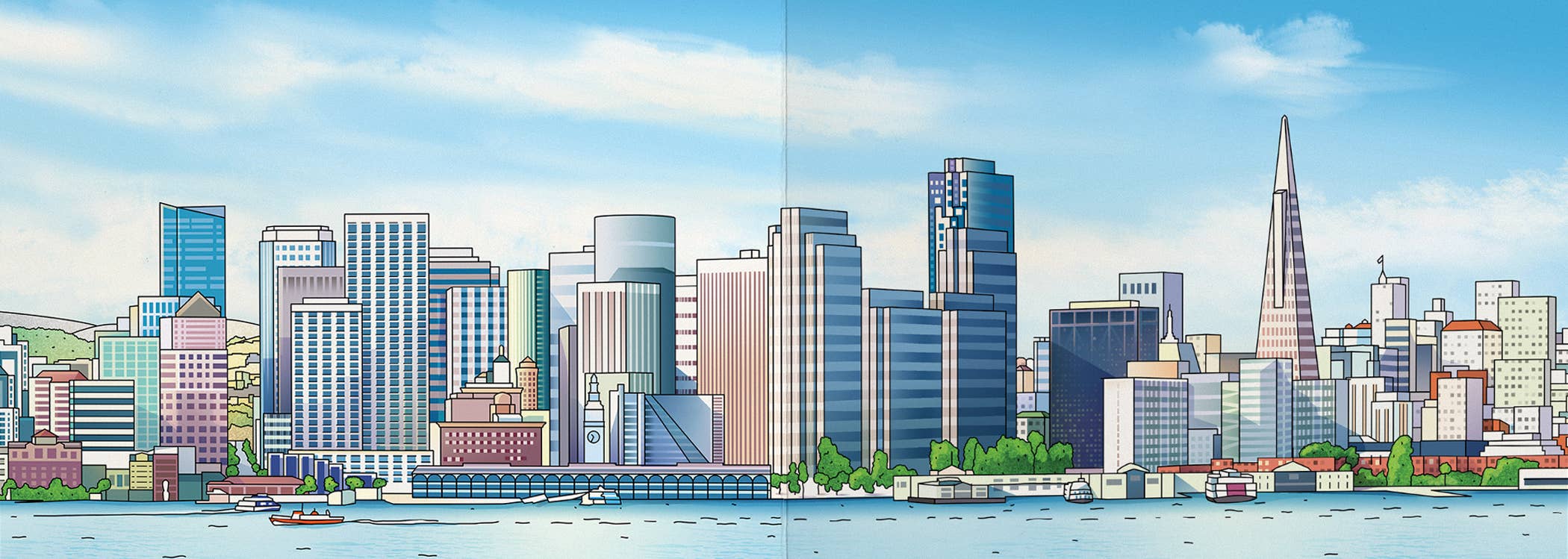 San Francisco Skyline  Greeting Card