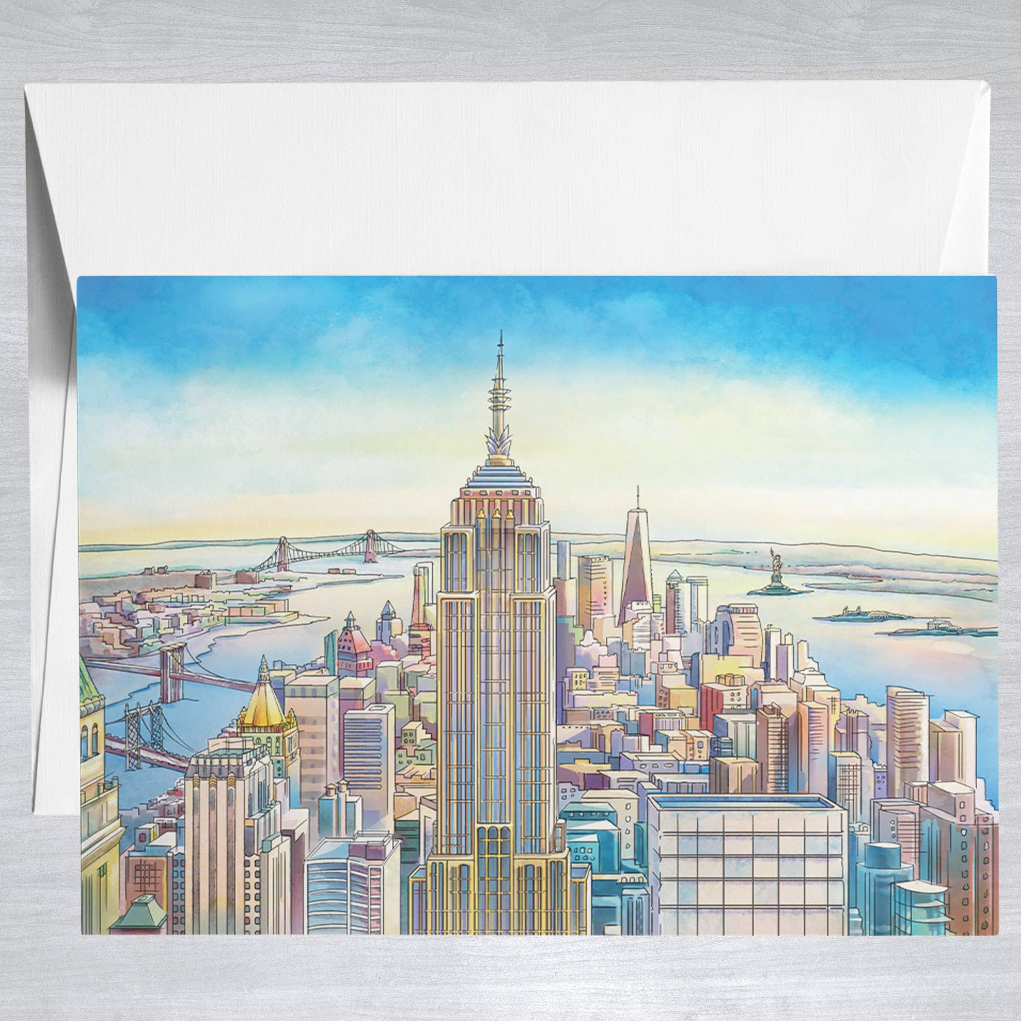 Empire State Building  Greeting Card
