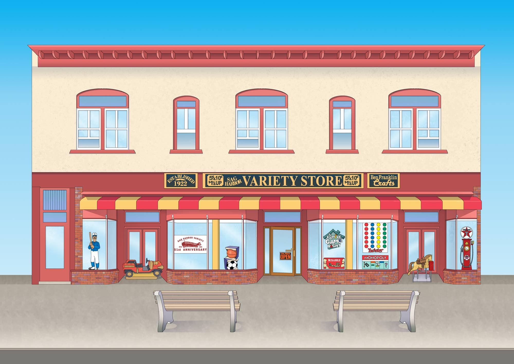 Sag Harbor Variety Store  Greeting Card