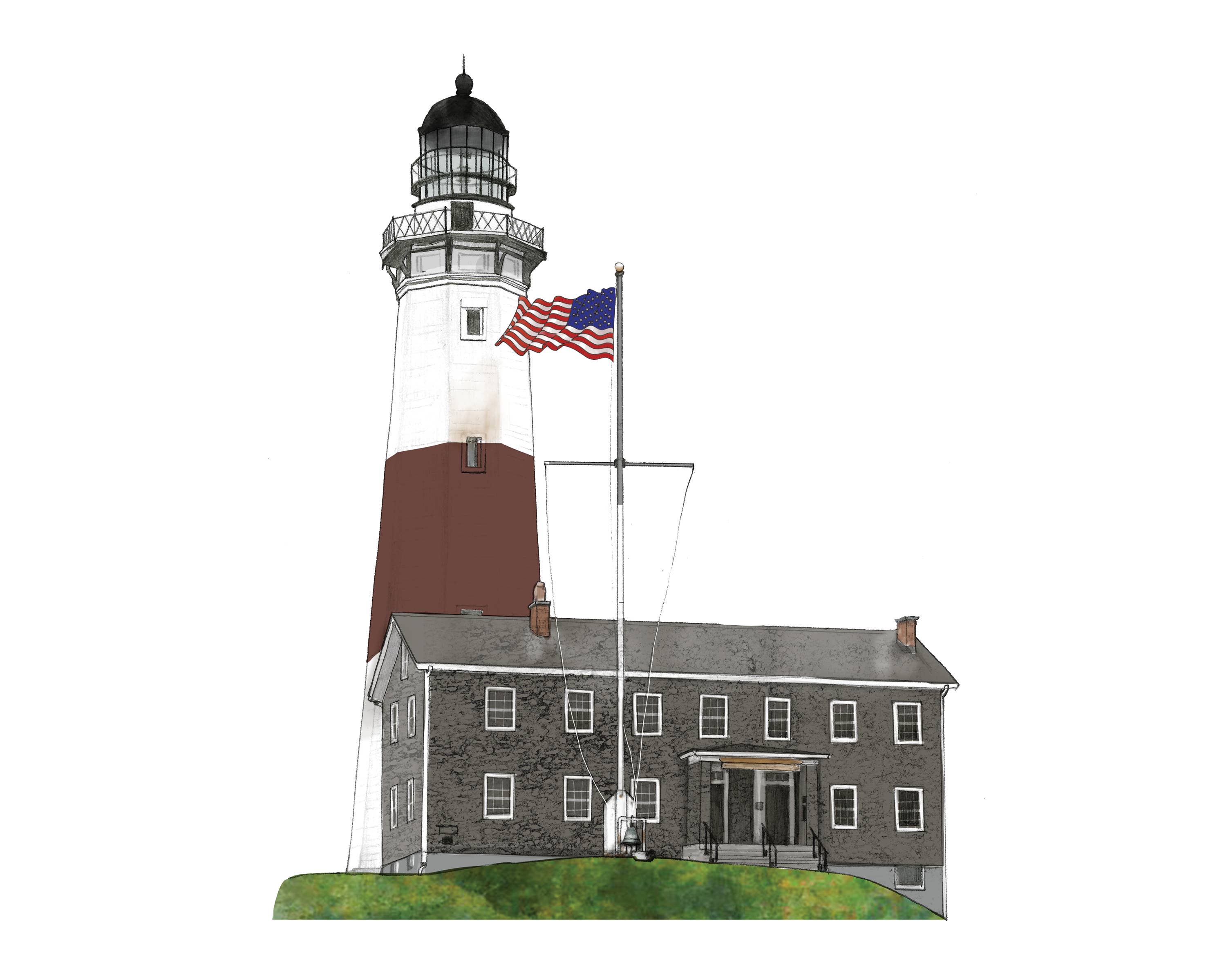 Montauk Point Lighthouse  Art Print