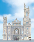 Masonic Temple  Art Print