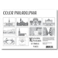 Philadelphia Coloring Postcards