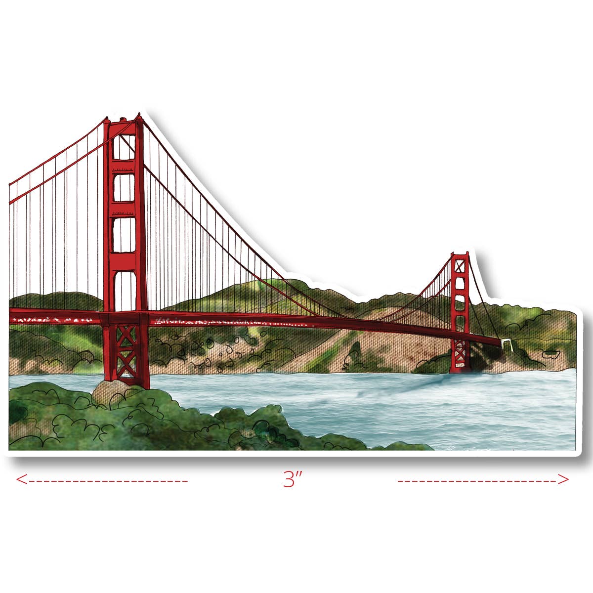 Golden Gate Bridge  Magnet