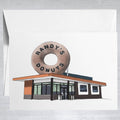 Randy's Donuts  Greeting Card