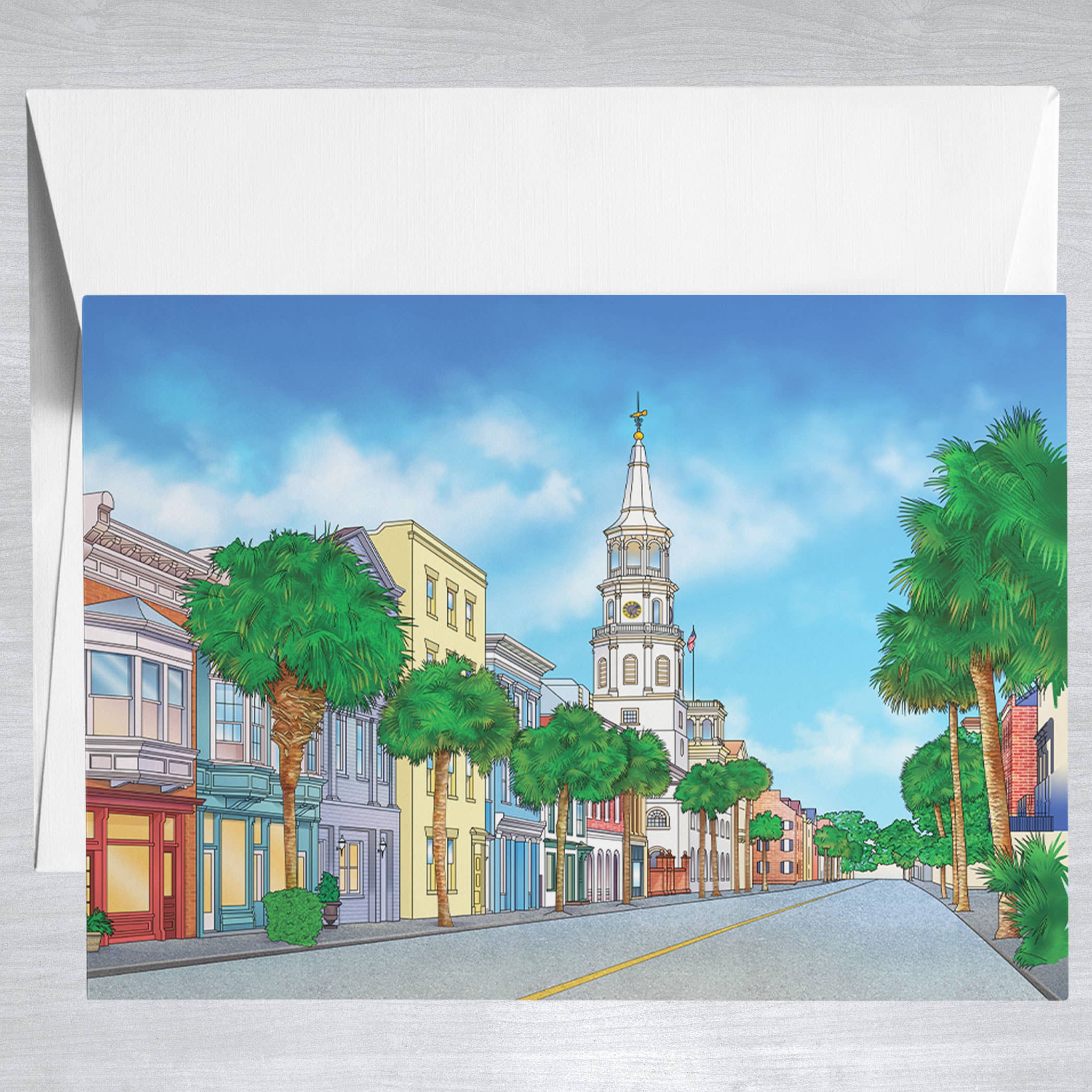 King Street  Greeting Card