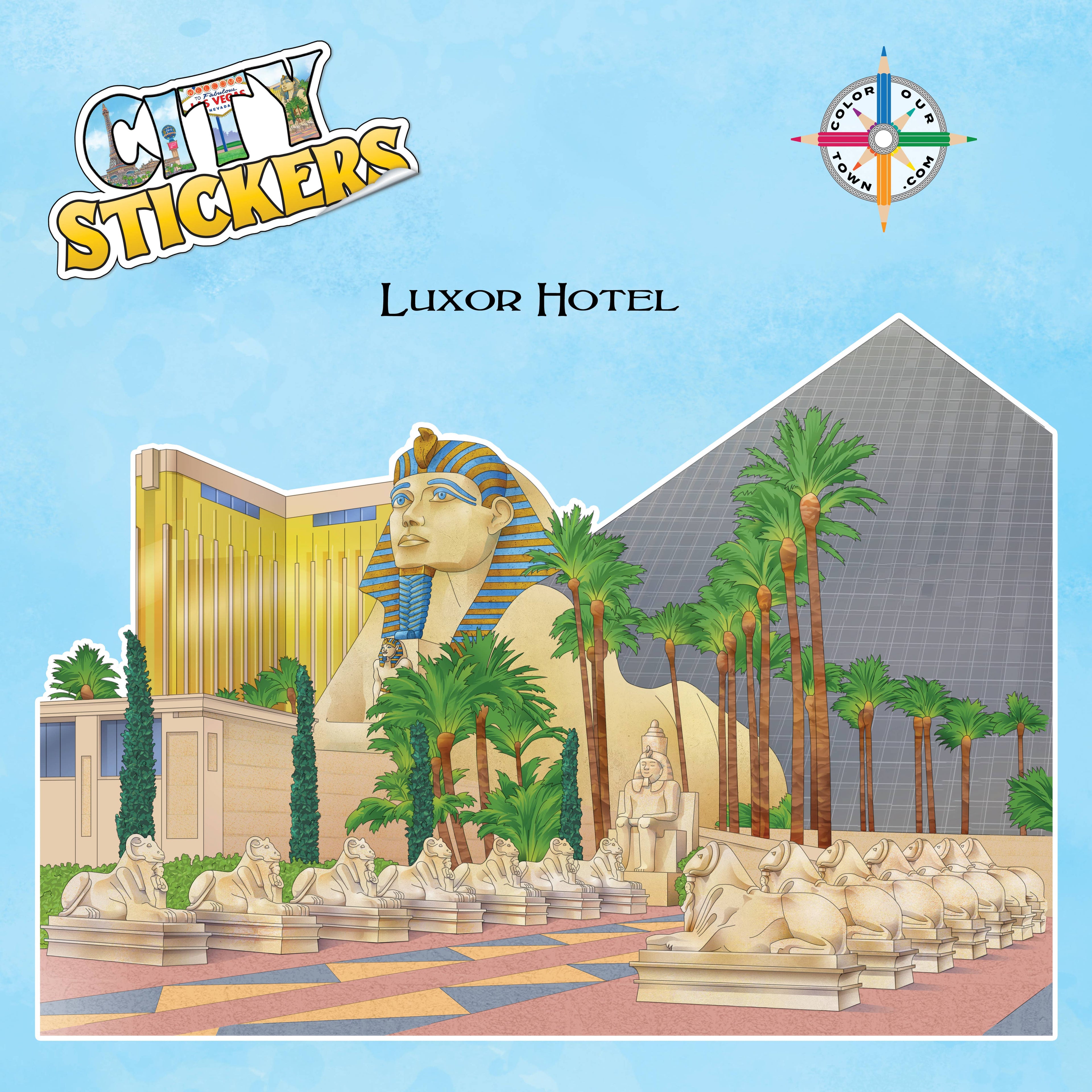 Luxor Hotel  Sticker
