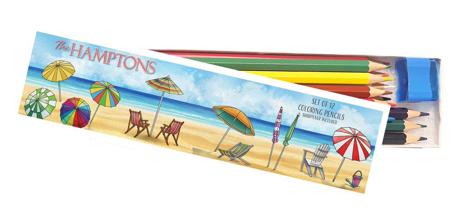 Hamptons Coloring Pencil Set
