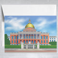 Massachusetts State House  Greeting Card