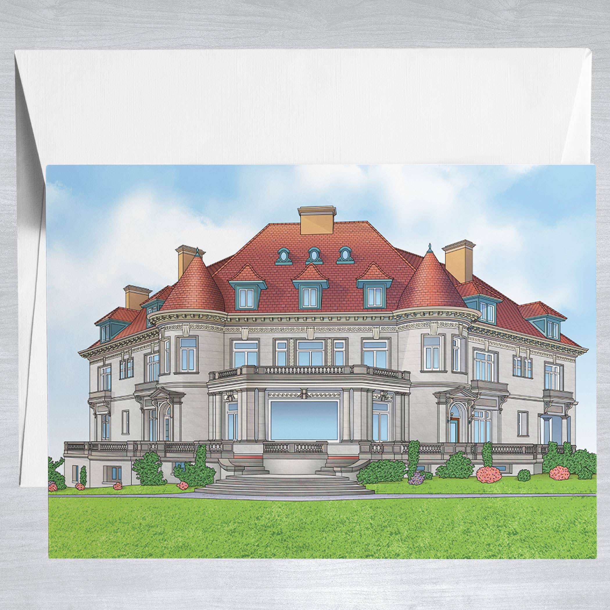 Pittock Mansion  Greeting Card