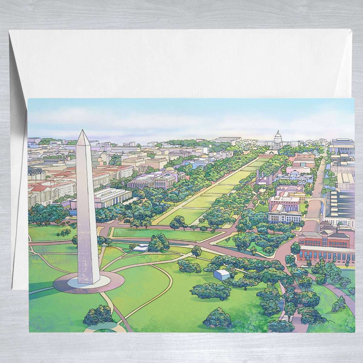 National Mall  Greeting Card