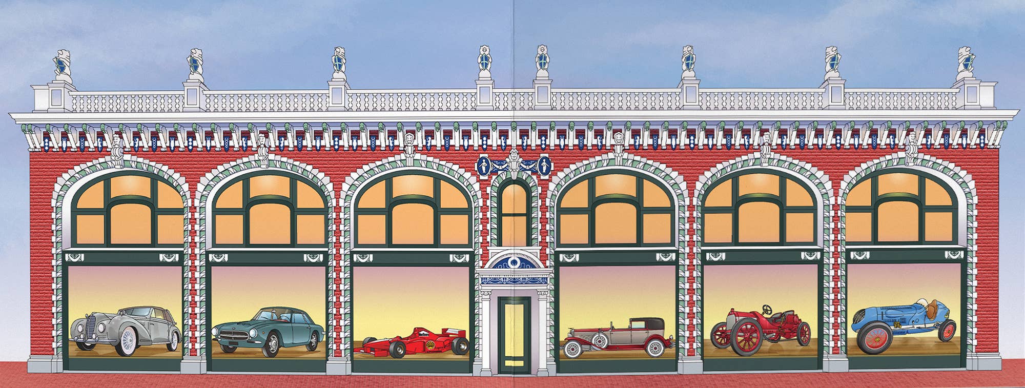 Audrain Automobile Museum  Greeting Card
