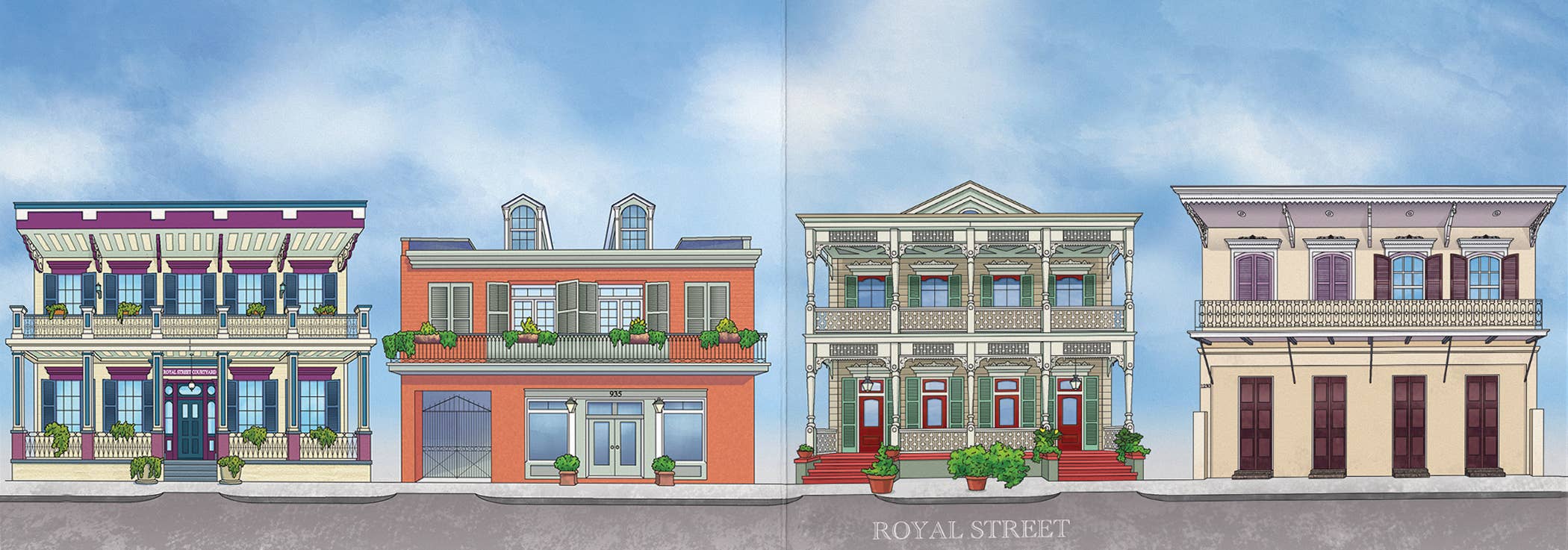 Royal Street  Greeting Card