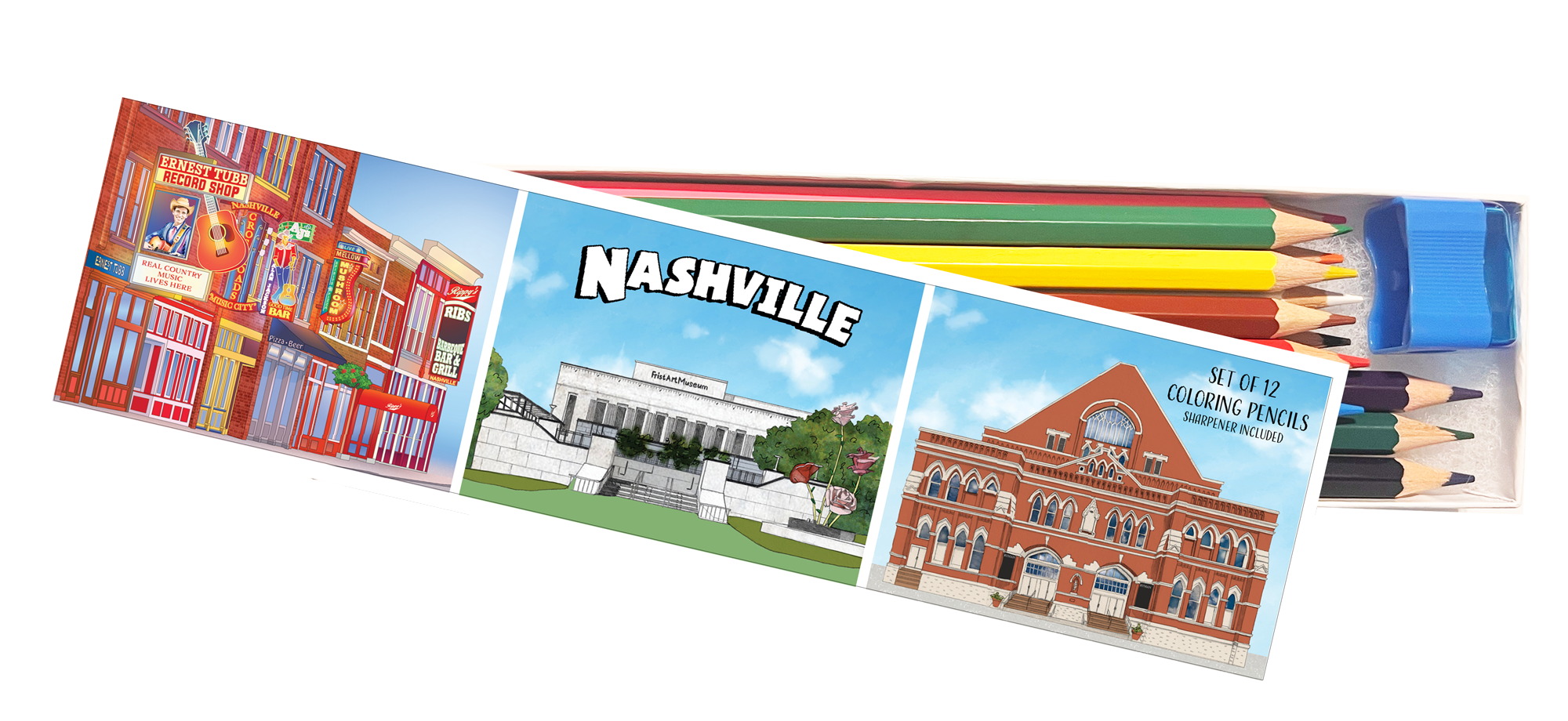 Nashville Coloring Pencil Set