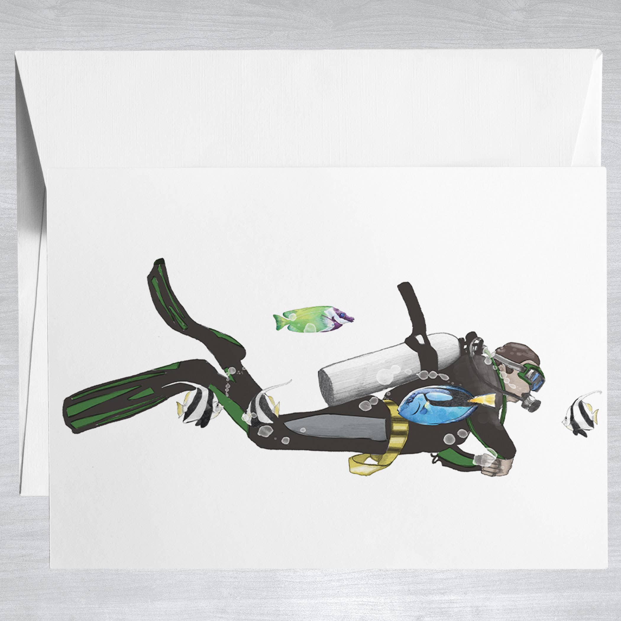 Scuba  Greeting Card