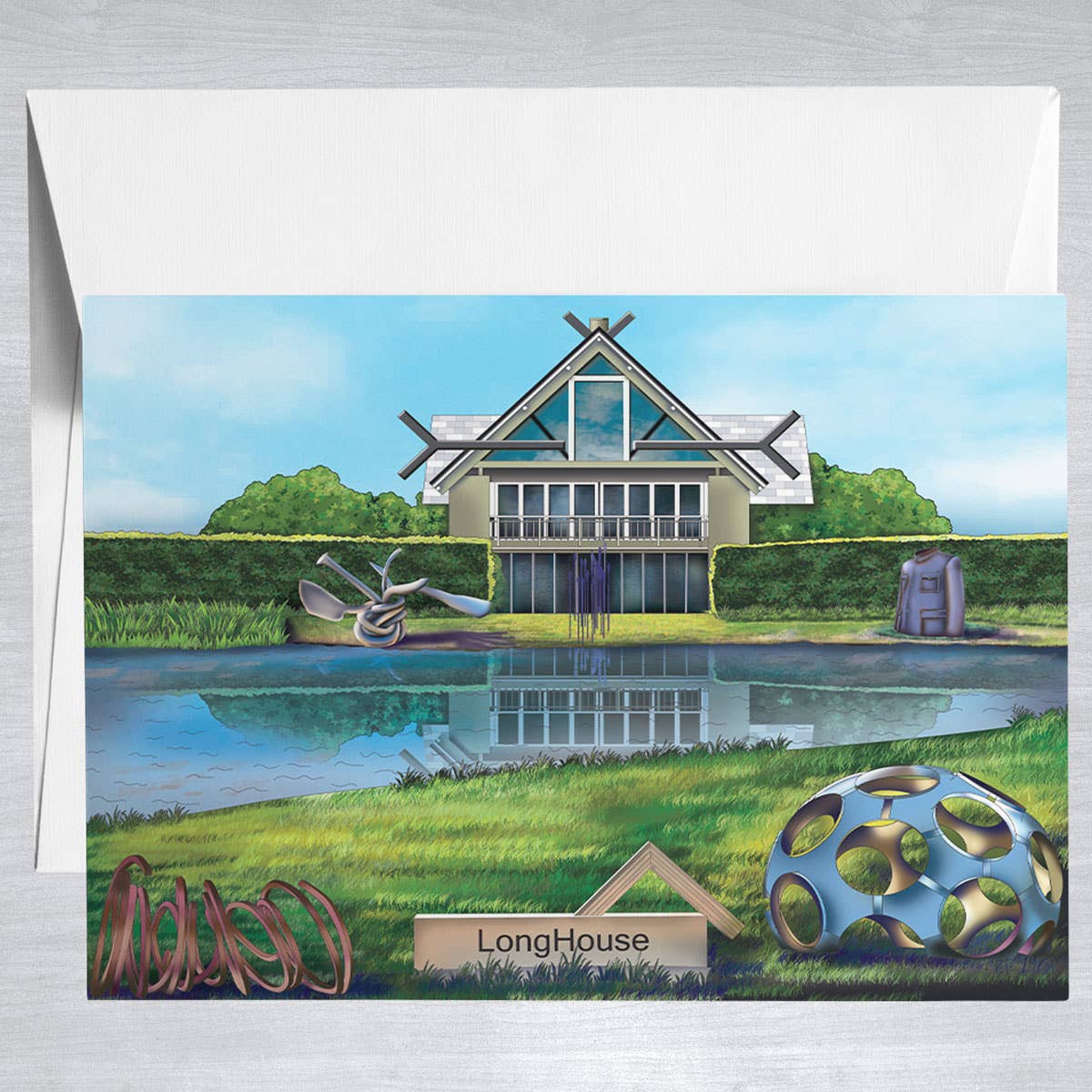LongHouse Reserve  Greeting Card
