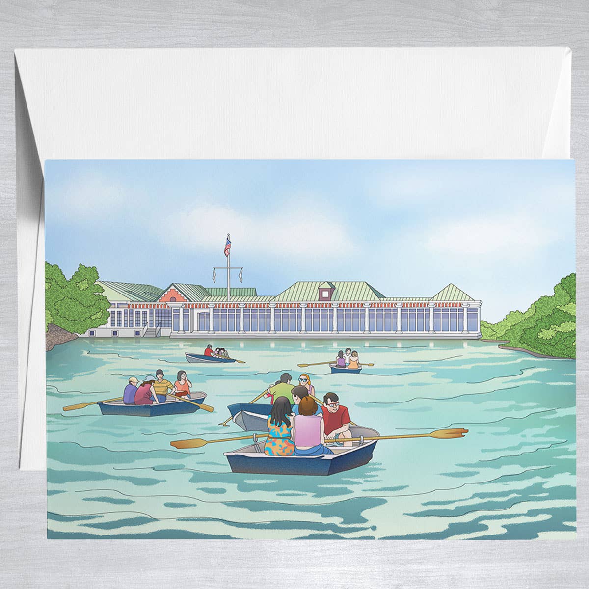 Loeb Boathouse  Greeting Card