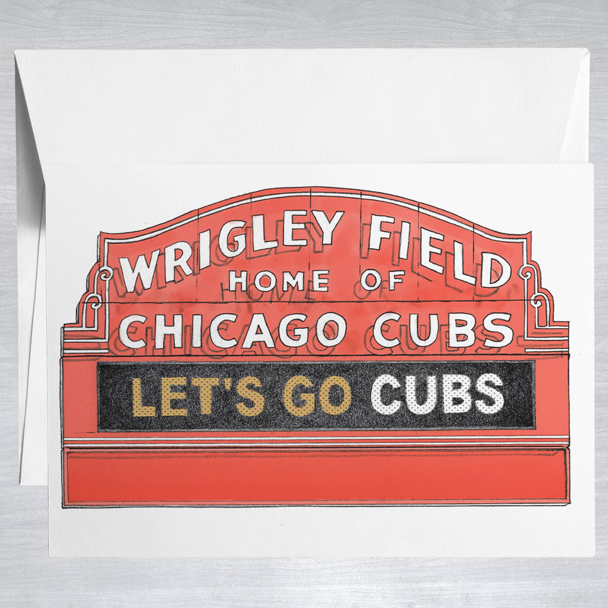 Wrigley Field  Greeting Card