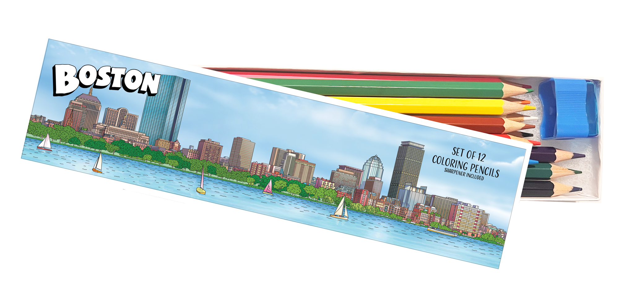 Boston Coloring Pencil Set