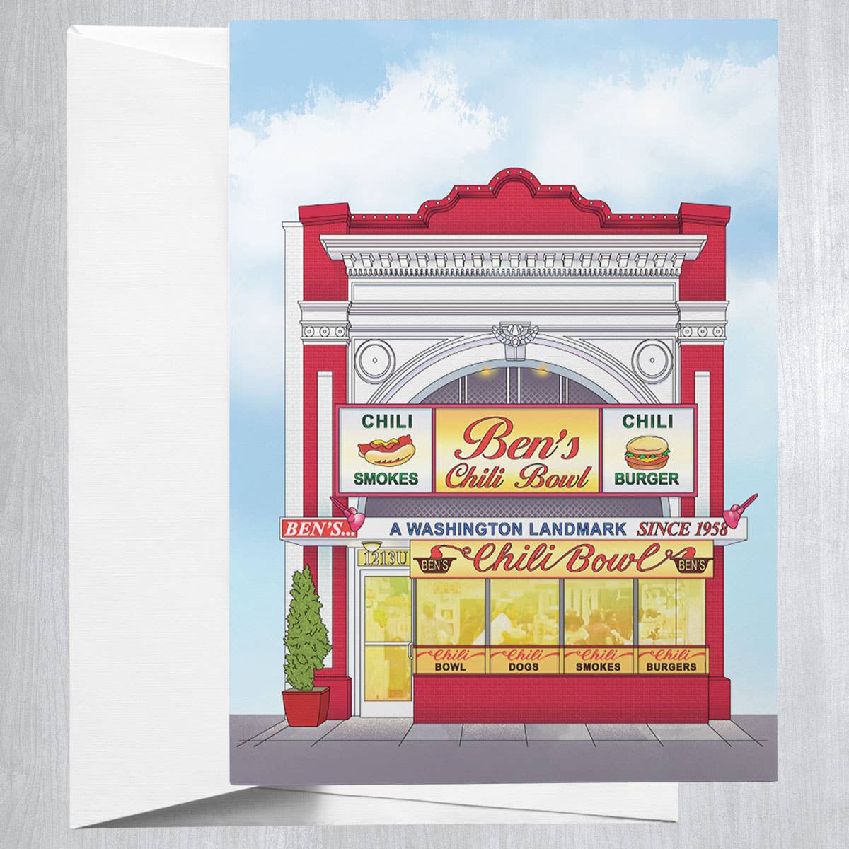 Ben's Chili Bowl  Greeting Card