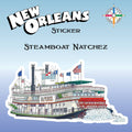 Steamboat Natchez  Sticker