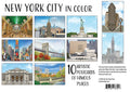 NYC Landmarks Artistic Postcards