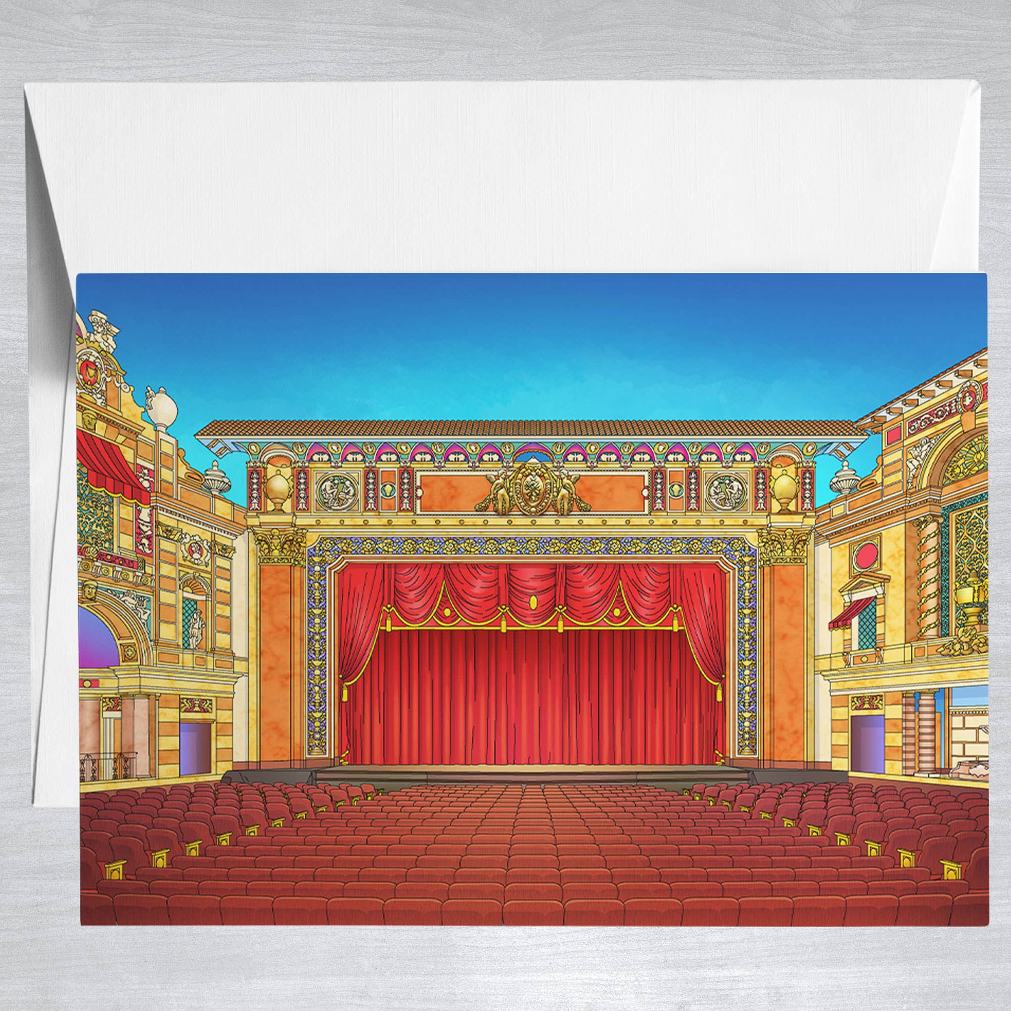 Saenger Theatre  Greeting Card