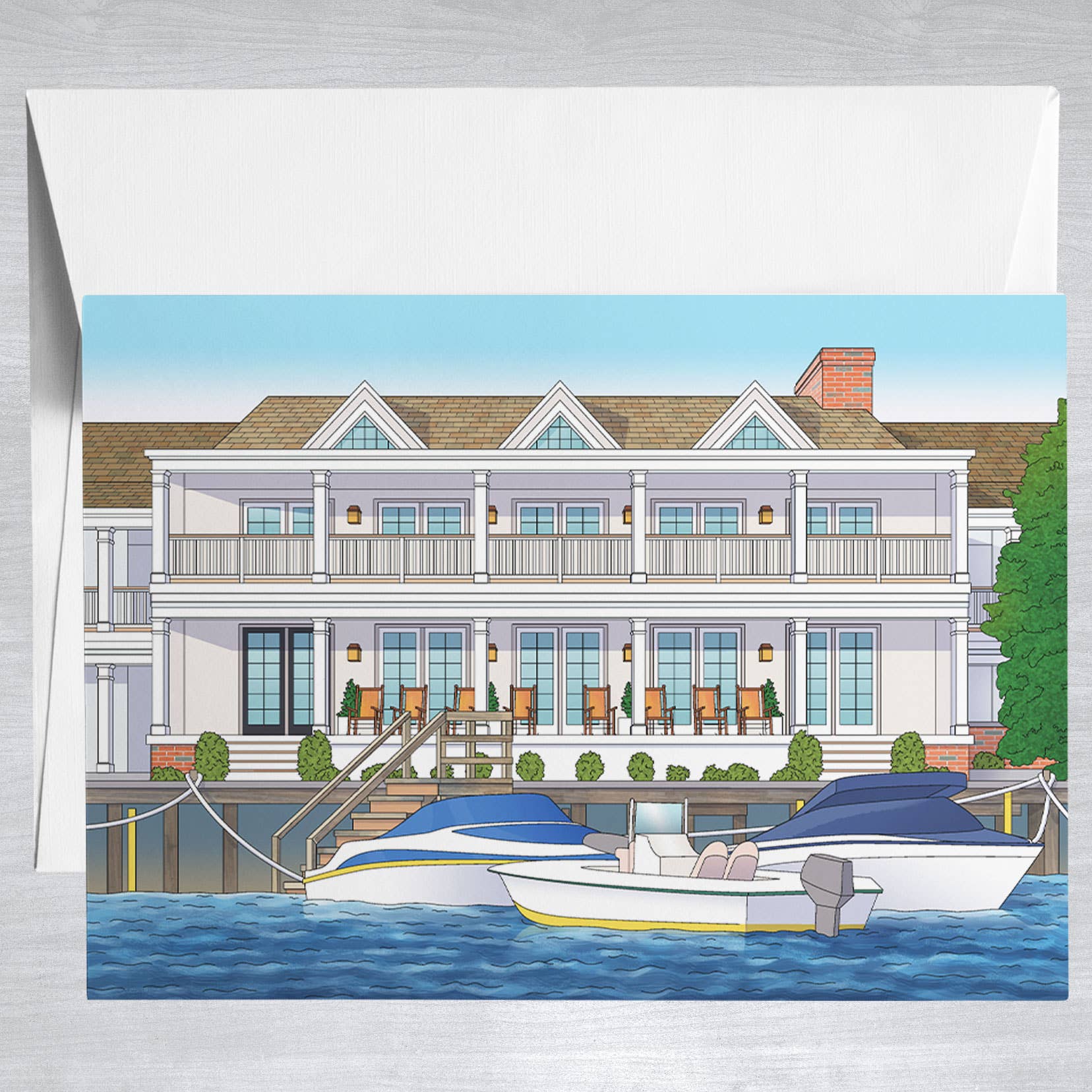 Baron's Cove  Greeting Card