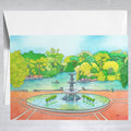 Bethesda Fountain  Greeting Card