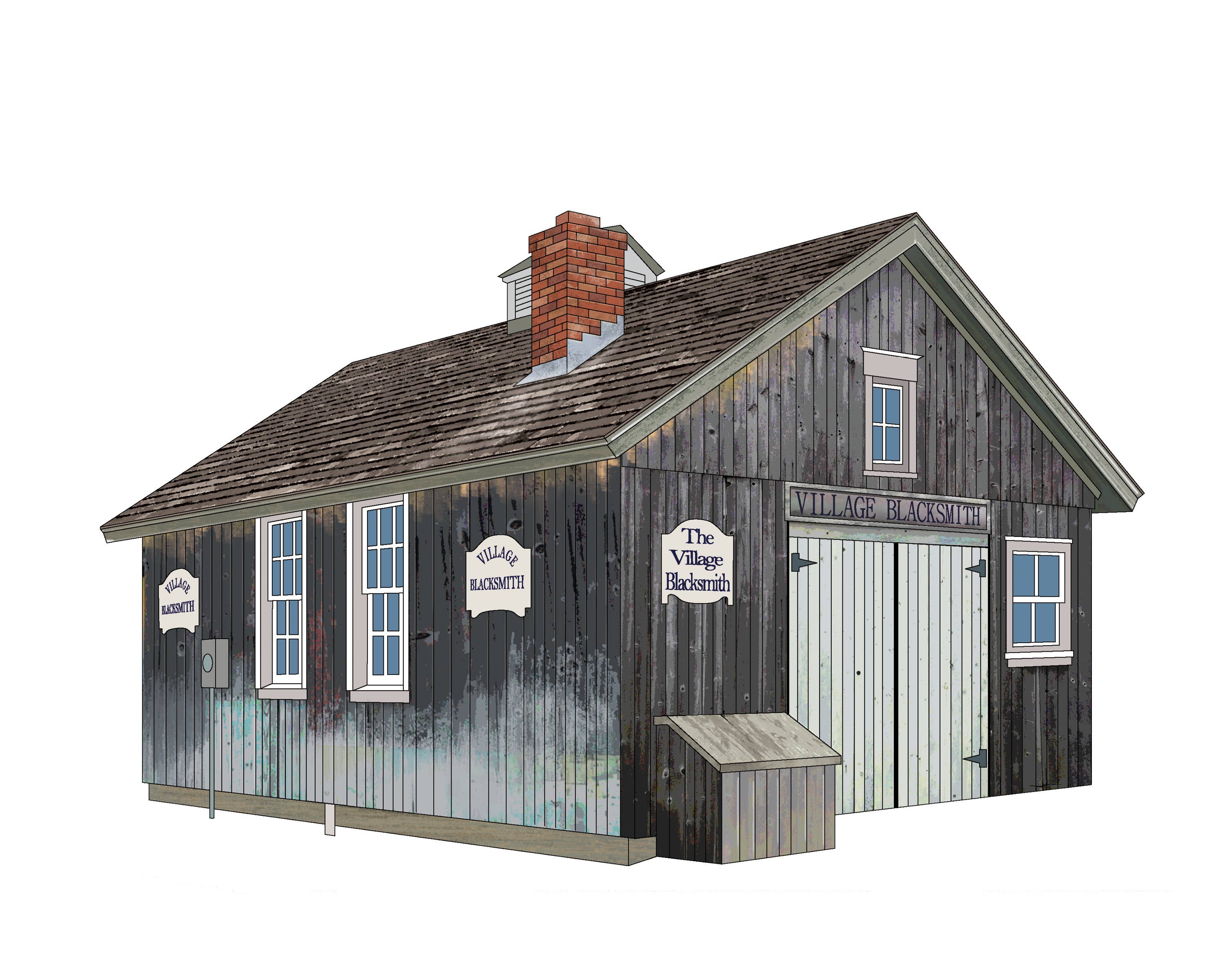 Greenport Blacksmith  Art Print