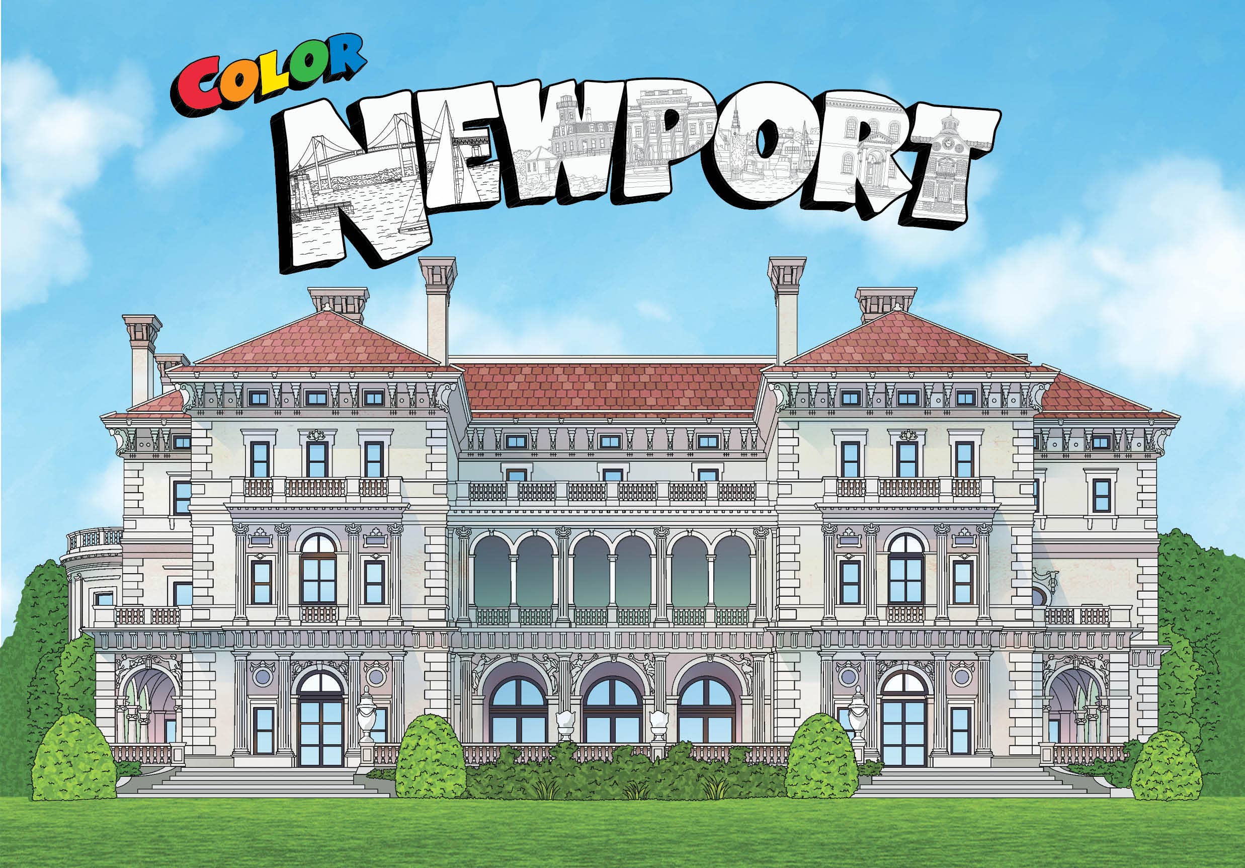 Color Newport coloring guidebook