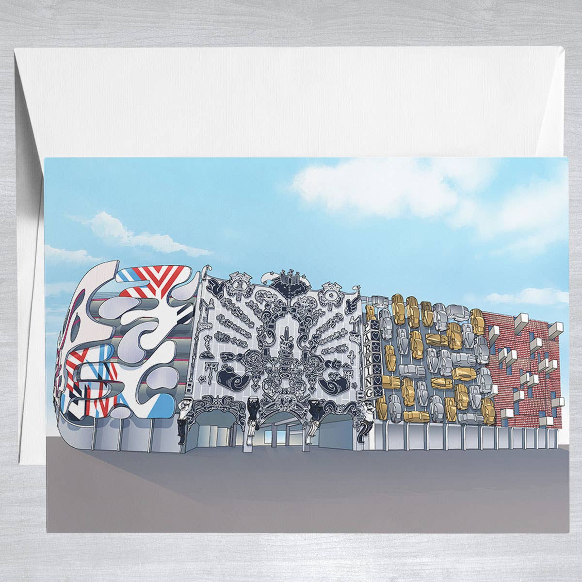 Museum Garage/Design District  Greeting Card