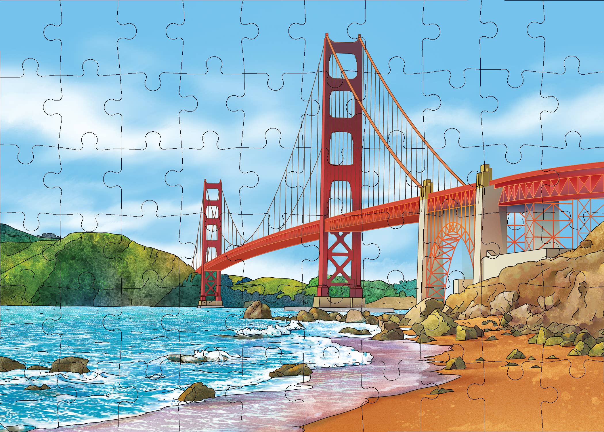 Golden Gate Bridge  Puzzle
