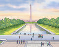 Washington Monument  Art Print