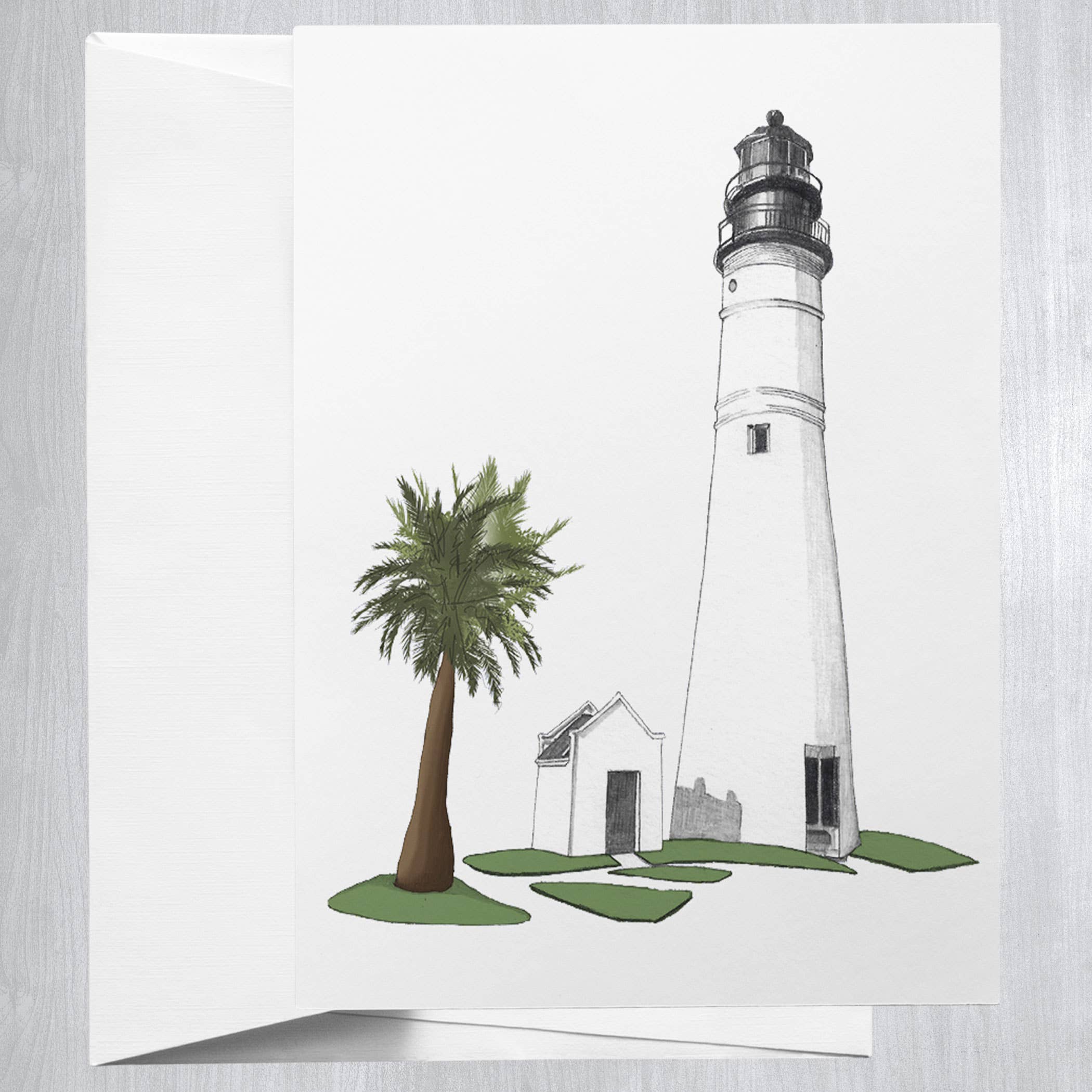 Key West Lighthouse  Greeting Card