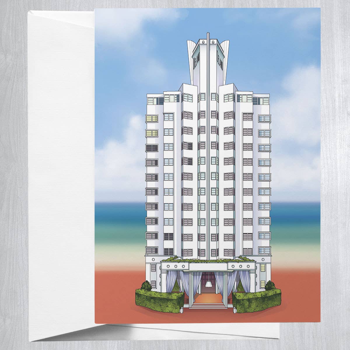 Delano Hotel  Greeting Card