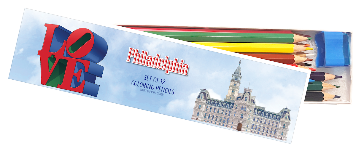 Philadelphia Coloring Pencil Set
