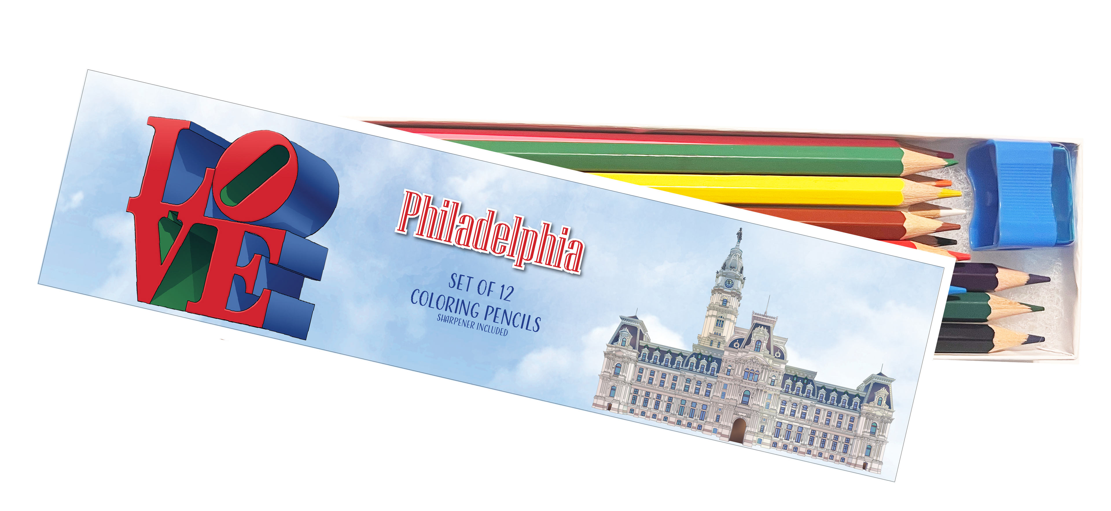 Philadelphia Coloring Pencil Set
