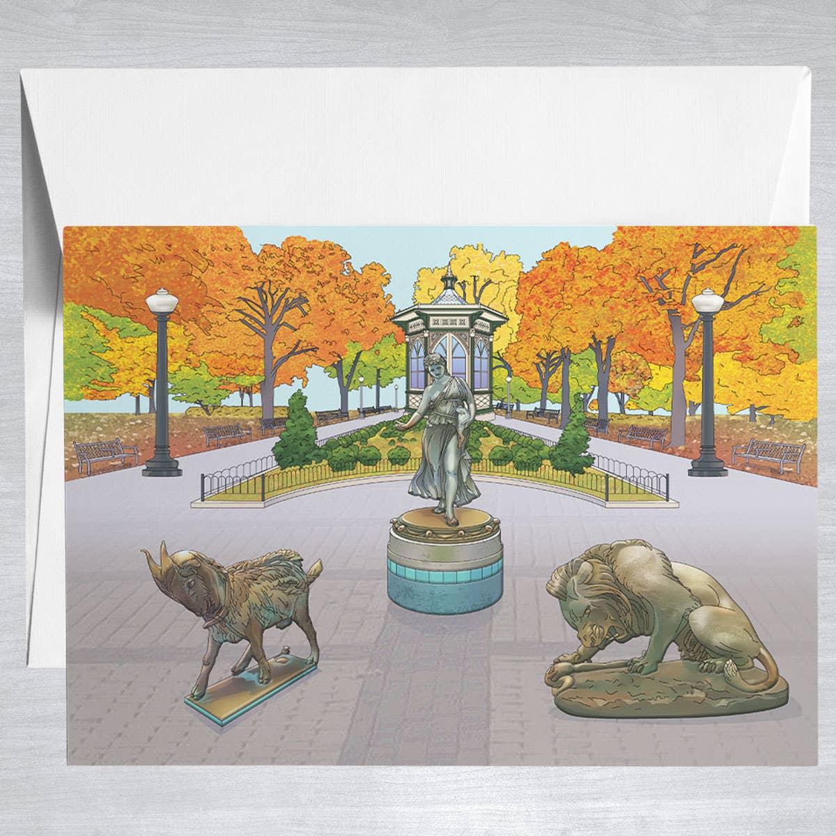 Rittenhouse Square   Greeting Card